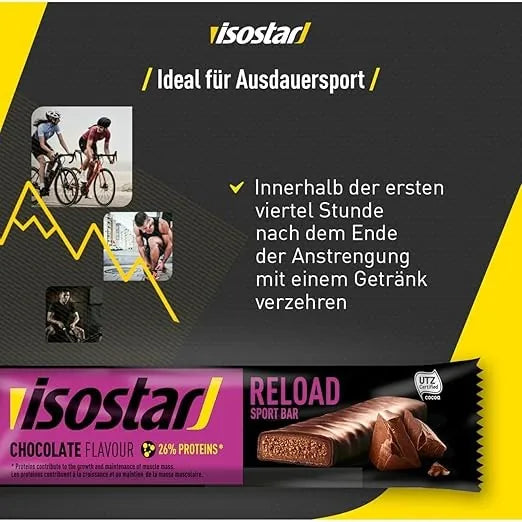 ISOSTAR RELOAD SPORT BAR Chocolate