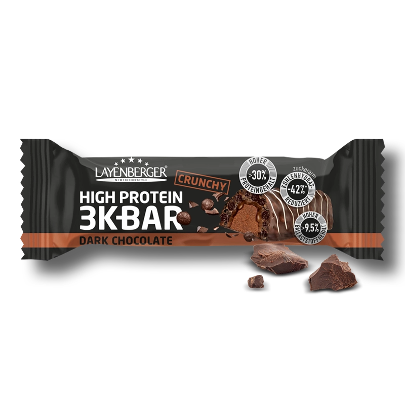 3K PROTEIN BAR CRUNCHY Dark Chocolate