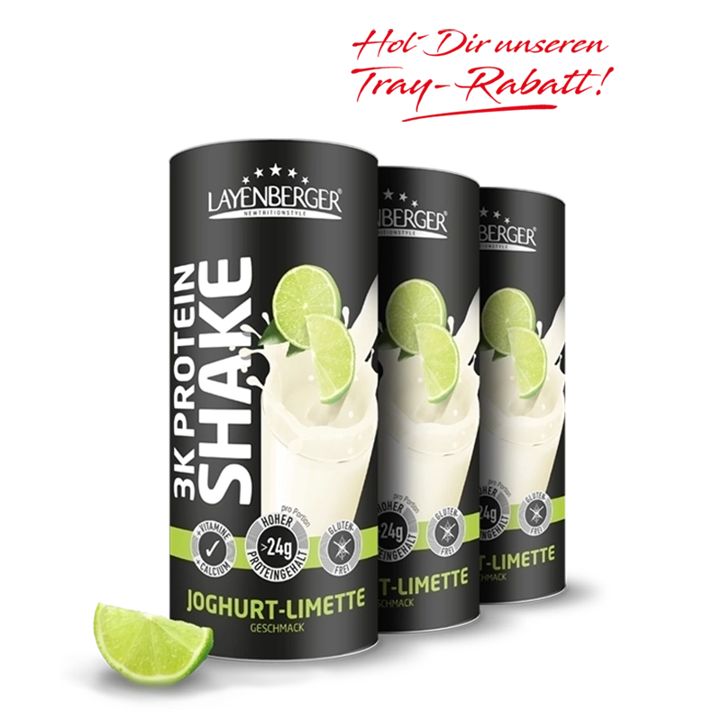 3K PROTEIN SHAKE Joghurt Limette 3er Karton