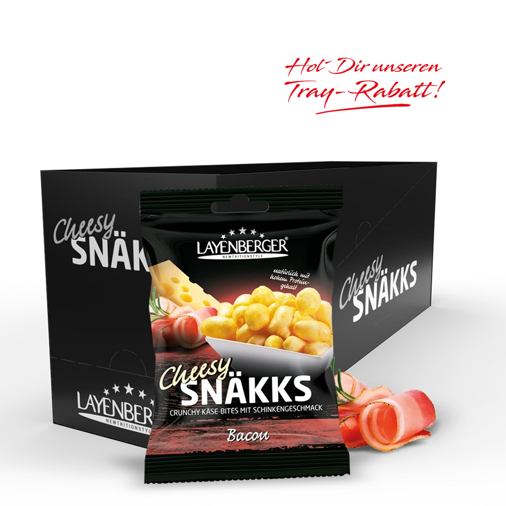 CHEESY SNÄKKS Bacon 10er Karton