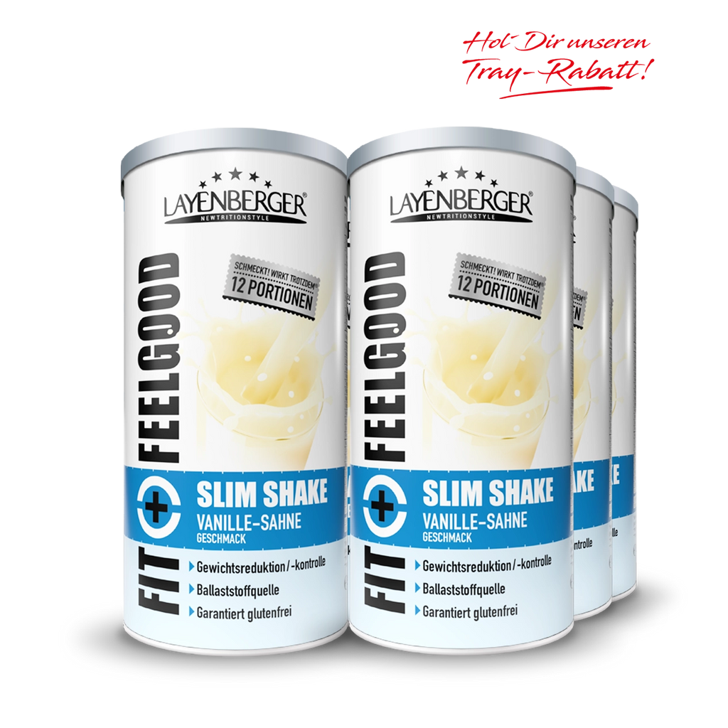 SLIM SHAKE POWDER Vanille-Sahne 6er Karton