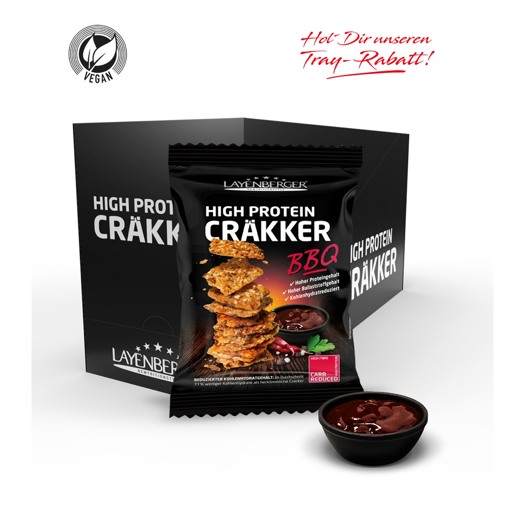 HIGH PROTEIN CRÄKKER BBQ 8er Karton