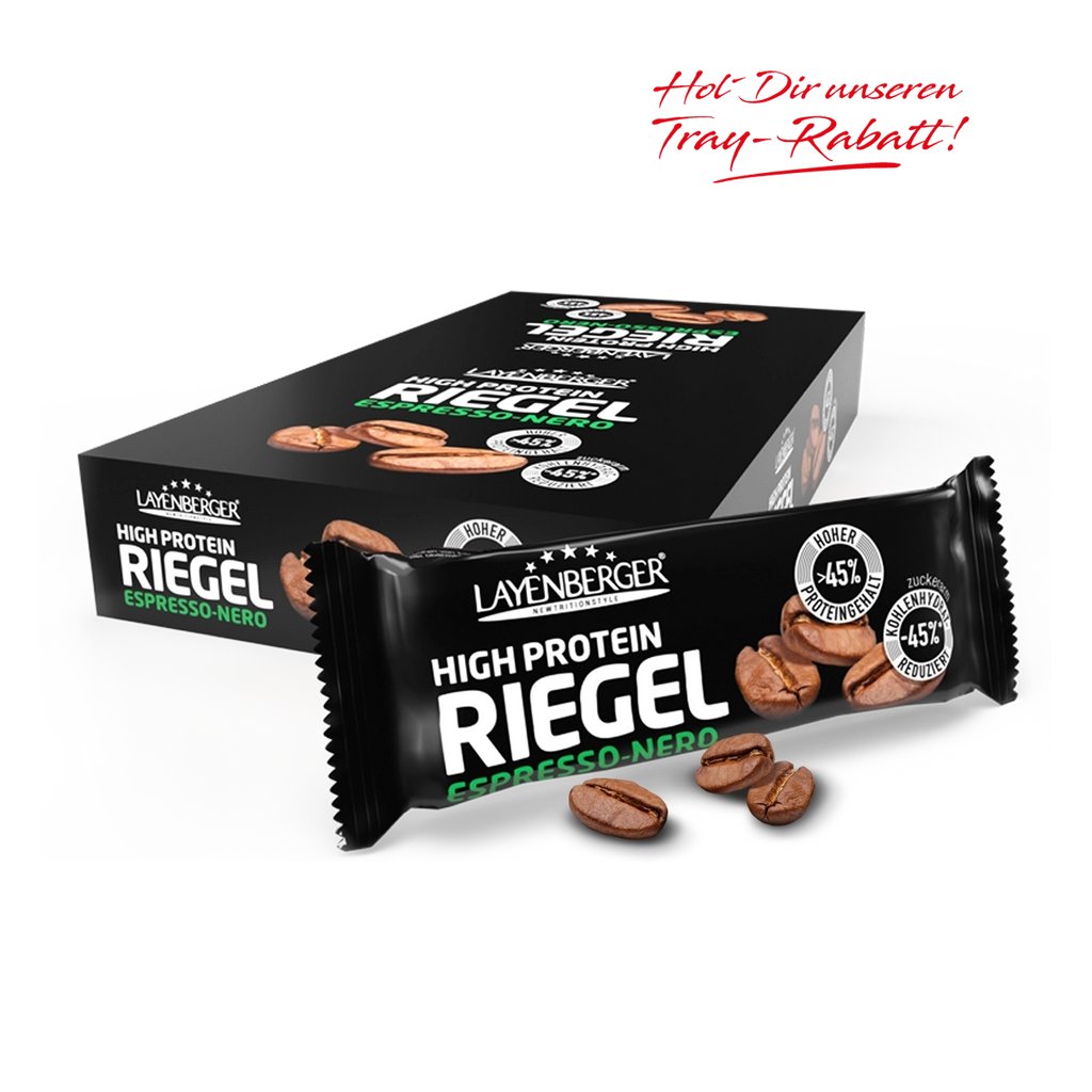 HIGH PROTEIN RIEGEL Espresso-Nero 18er Karton