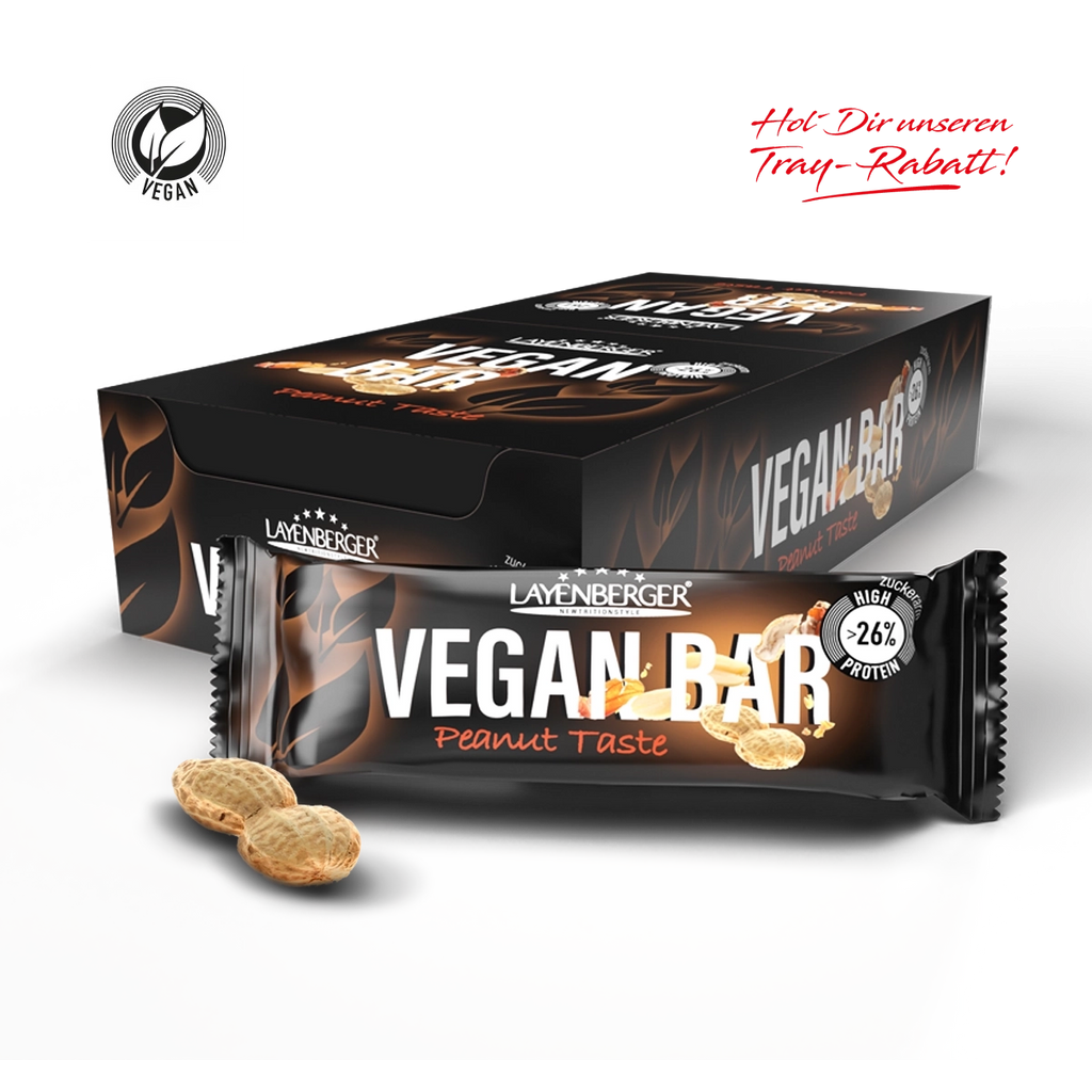 VEGAN BAR Erdnuss 18er Karton
