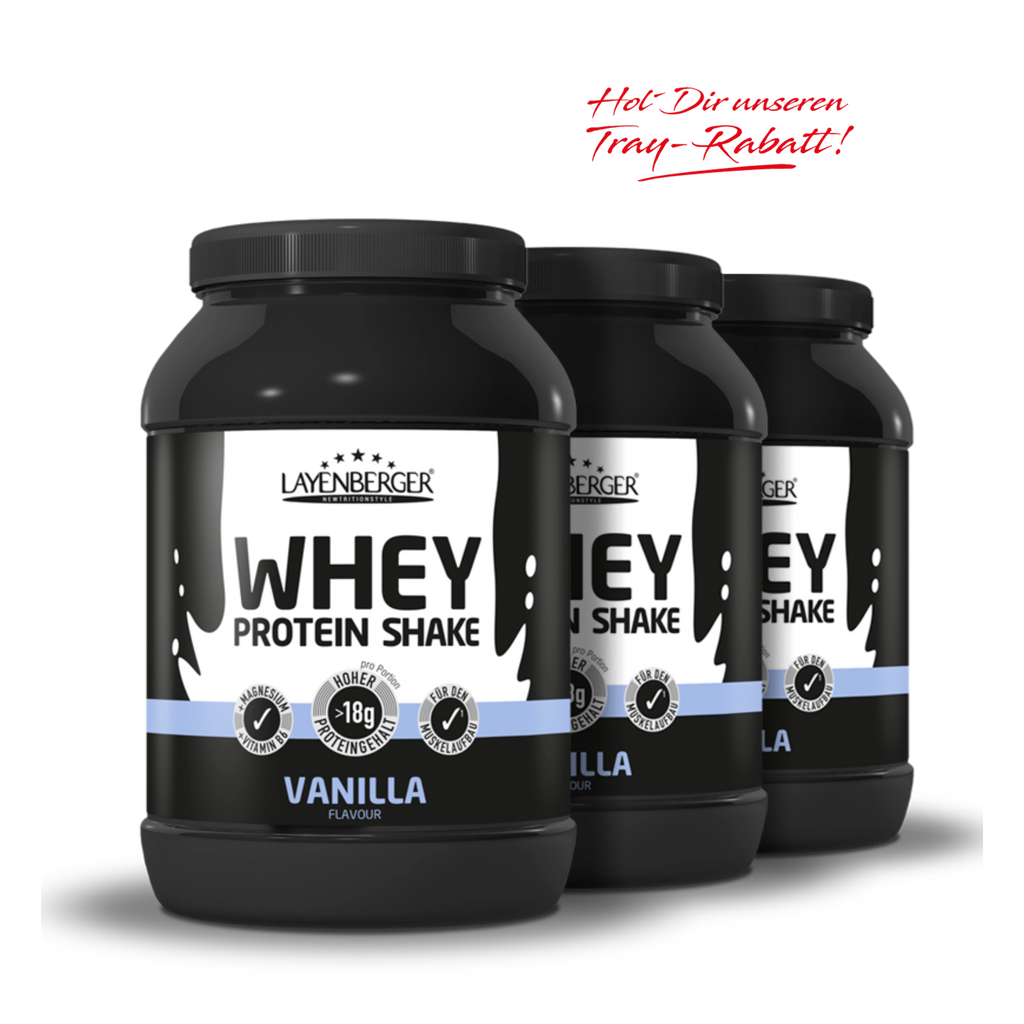 WHEY PROTEIN SHAKE Vanilla 750g 3er Karton