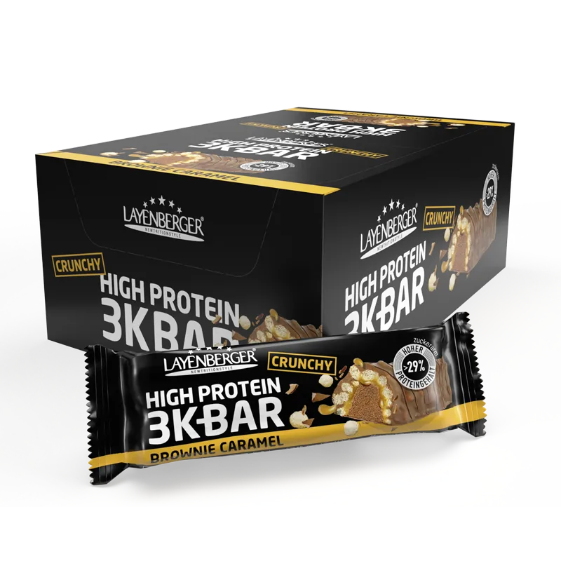 3K PROTEIN BAR CRUNCHY Brownie Caramel - LAYENBERGER Nutrition Group GmbH