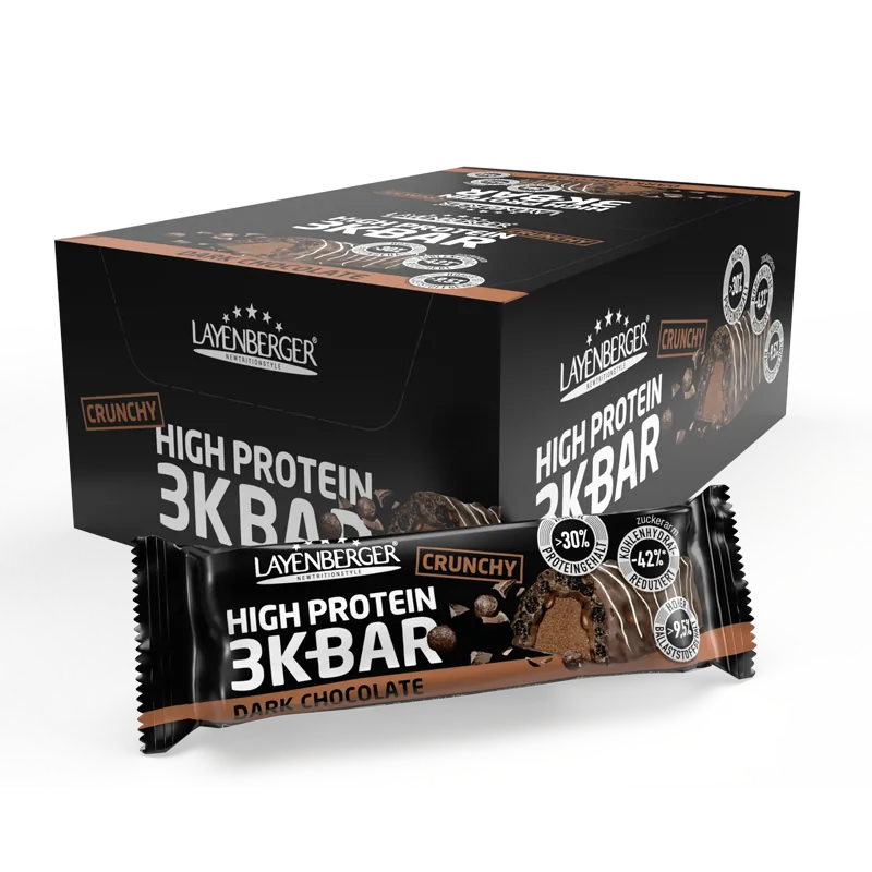 3K PROTEIN BAR CRUNCHY Dark Chocolate - LAYENBERGER Nutrition Group GmbH