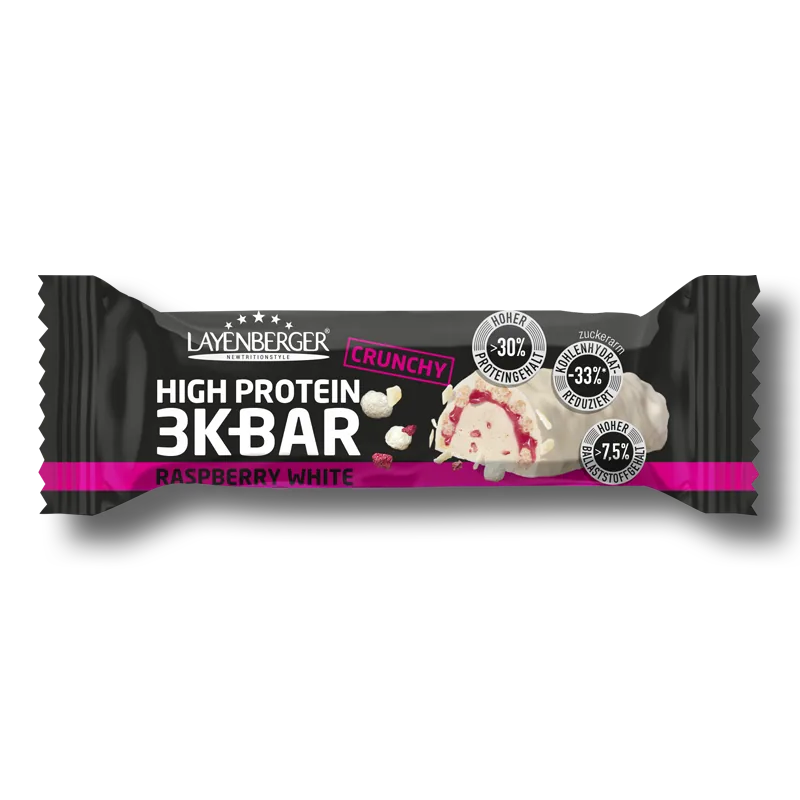 3K PROTEIN BAR CRUNCHY Raspberry White - LAYENBERGER Nutrition Group GmbH