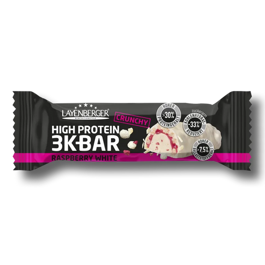 3K PROTEIN BAR CRUNCHY Raspberry White - LAYENBERGER Nutrition Group GmbH