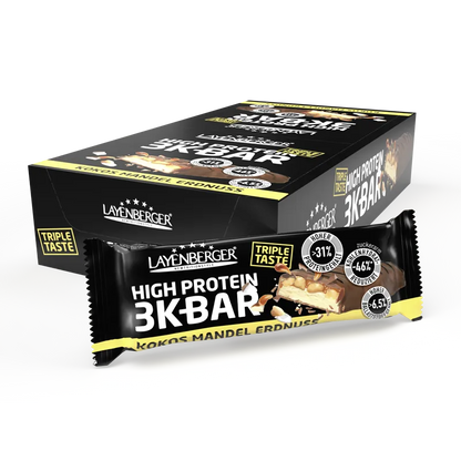 3K BAR TRIPLE TASTE Erdnuss Mandel Kokos - LAYENBERGER Nutrition Group GmbH