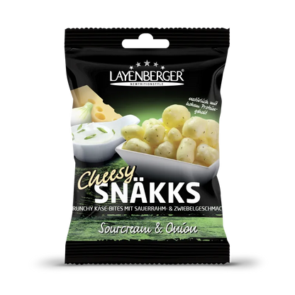 CHEESY SNÄKKS Sourcream & Onion - LAYENBERGER Nutrition Group GmbH