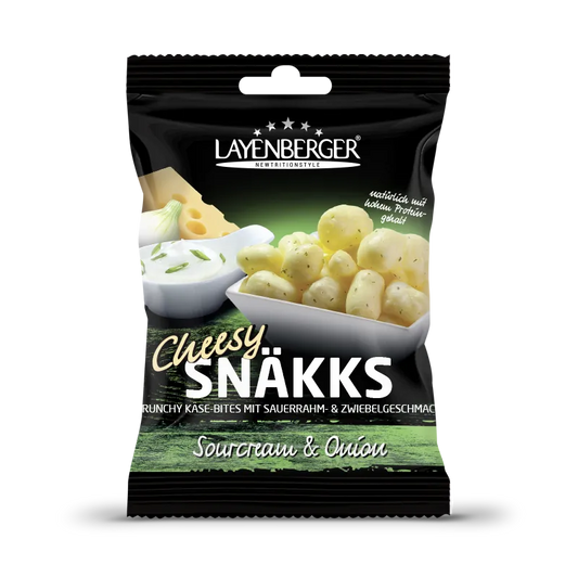 CHEESY SNÄKKS Sourcream & Onion - LAYENBERGER Nutrition Group GmbH