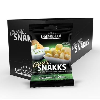 CHEESY SNÄKKS Sourcream & Onion - LAYENBERGER Nutrition Group GmbH