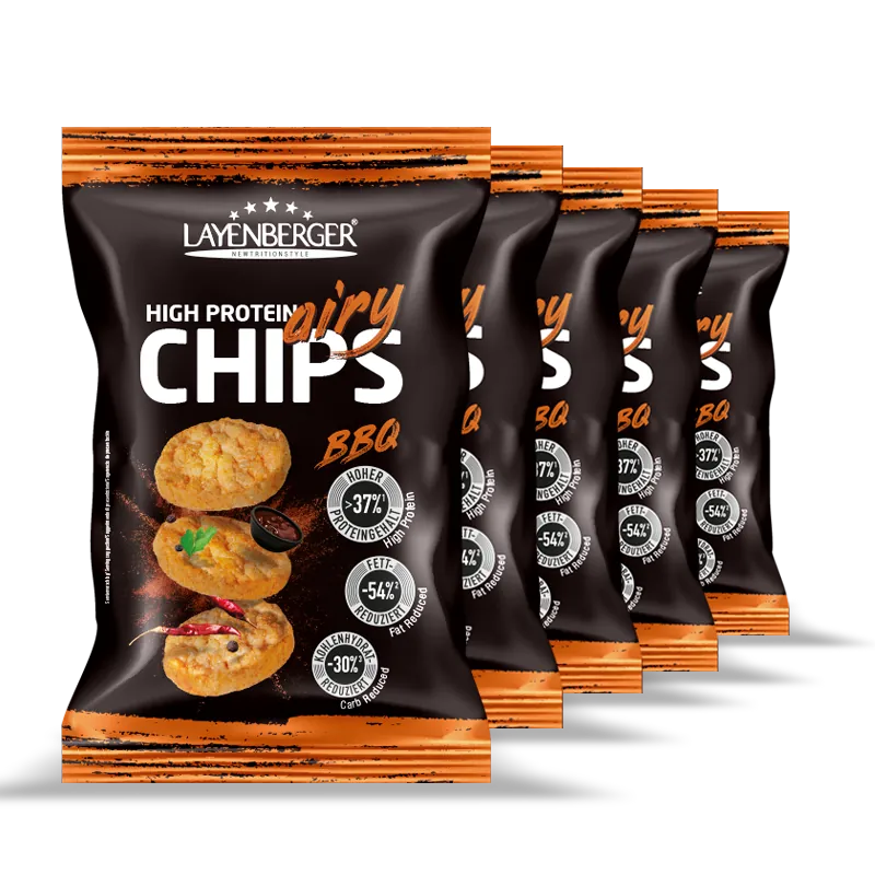 HIGH PROTEIN AIRY CHIPS BBQ 5er Karton