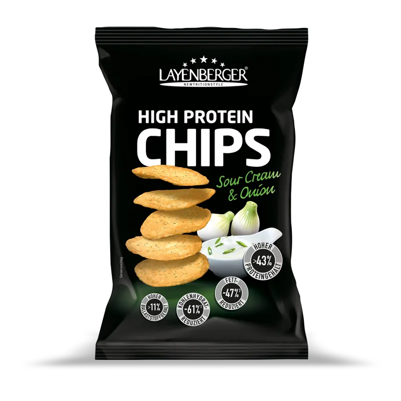 HIGH PROTEIN CHIPS Sour Cream & Onion - LAYENBERGER Nutrition Group GmbH