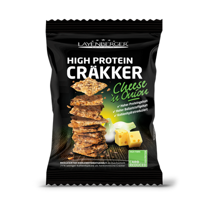 HIGH PROTEIN CRÄKKER Cheese`n Onion - LAYENBERGER Nutrition Group GmbH