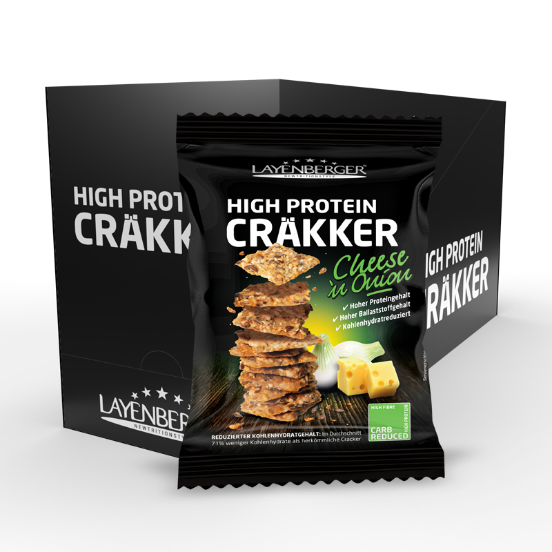 HIGH PROTEIN CRÄKKER Cheese`n Onion - LAYENBERGER Nutrition Group GmbH