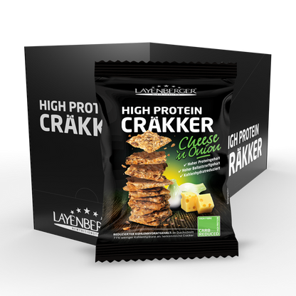 HIGH PROTEIN CRÄKKER Cheese`n Onion - LAYENBERGER Nutrition Group GmbH