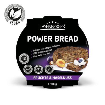 POWER BREAD Früchte Haselnuss - LAYENBERGER Nutrition Group GmbH