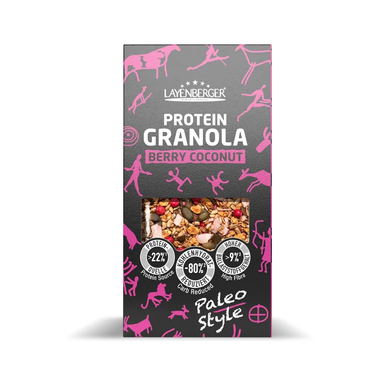 PROTEIN PALEO GRANOLA Beere Kokosnuss - LAYENBERGER Nutrition Group GmbH