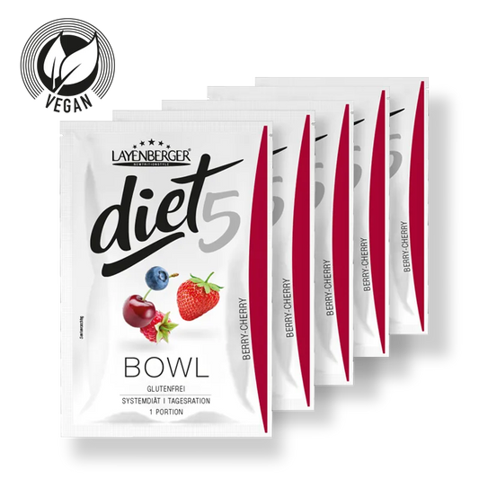 DIET5 BOWL 5er Tagesration Cherry Berry - LAYENBERGER Nutrition Group GmbH