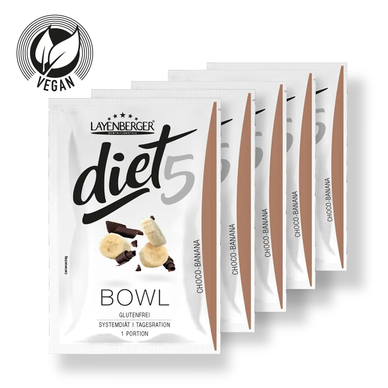 DIET5 BOWL 5er Tagesration Choco Banana - LAYENBERGER Nutrition Group GmbH