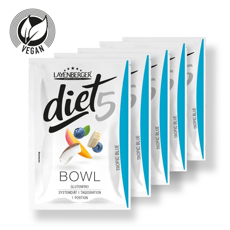 DIET5 BOWL 5er Tagesration Tropic Blue - LAYENBERGER Nutrition Group GmbH