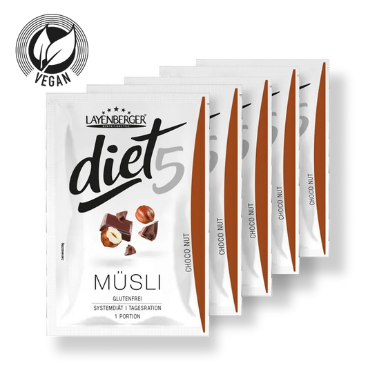 DIET5 MÜSLI 5er Tagesration Choco Nut - LAYENBERGER Nutrition Group GmbH