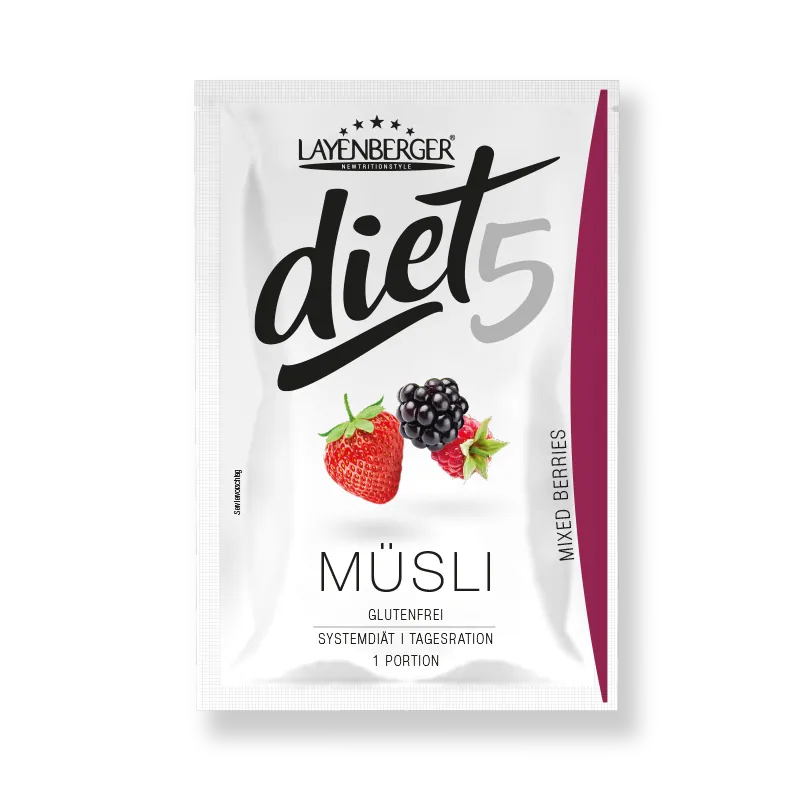 DIET5 MÜSLI Mixed Berries - LAYENBERGER Nutrition Group GmbH