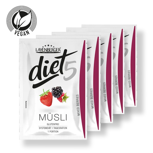 DIET5 MÜSLI 5er Tagesration Mixed Berries - LAYENBERGER Nutrition Group GmbH