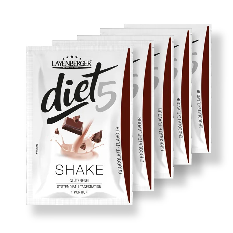 DIET5 SHAKE PULVER 5er Tagesration Chocolate - LAYENBERGER Nutrition Group GmbH