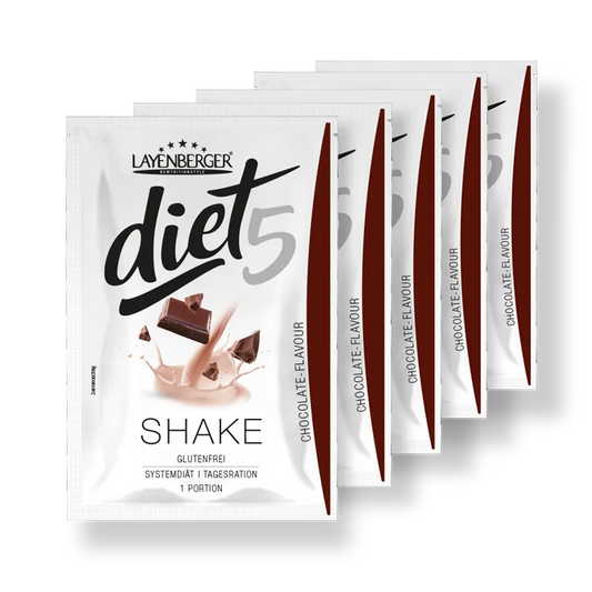 DIET5 SHAKE PULVER 5er Tagesration Chocolate - LAYENBERGER Nutrition Group GmbH