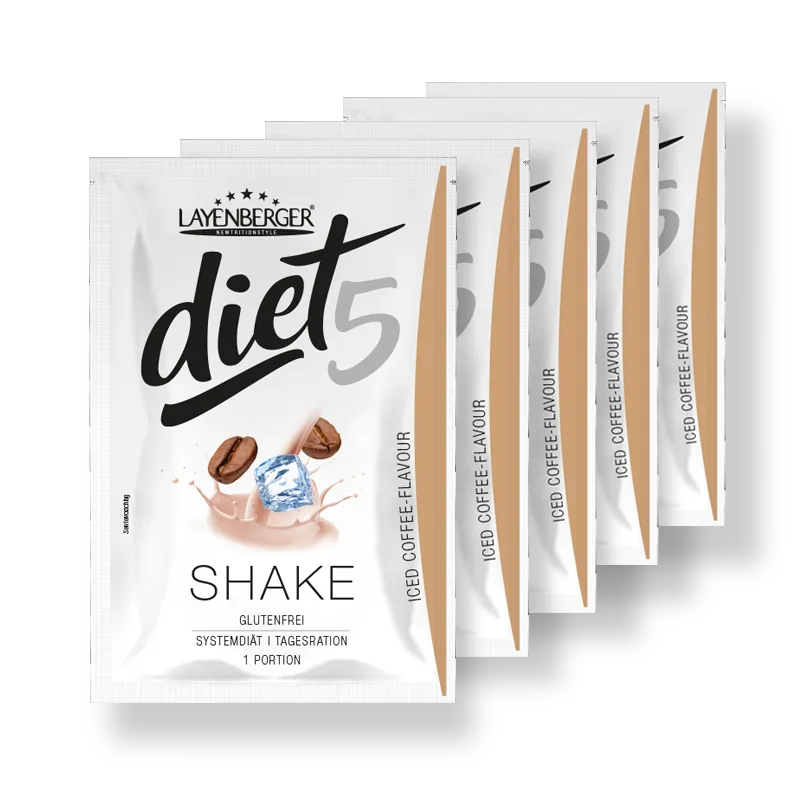 DIET5 SHAKE PULVER 5er Tagesration Iced Coffee - LAYENBERGER Nutrition Group GmbH