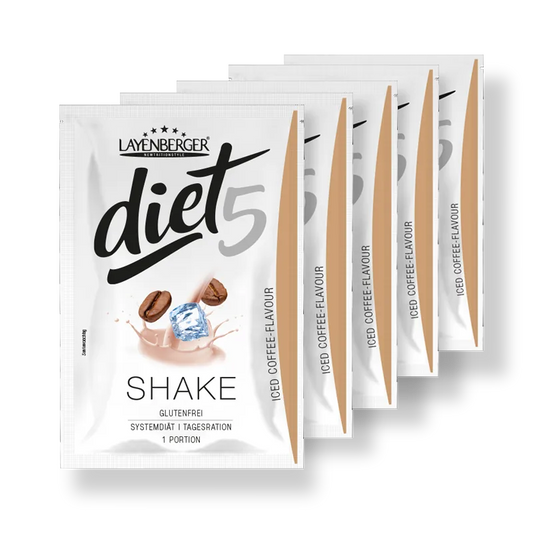 DIET5 SHAKE PULVER 5er Tagesration Iced Coffee - LAYENBERGER Nutrition Group GmbH