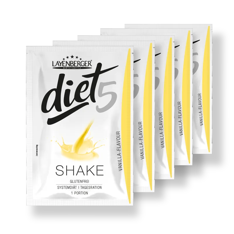 DIET5 SHAKE PULVER 5er Tagesration Vanilla - LAYENBERGER Nutrition Group GmbH