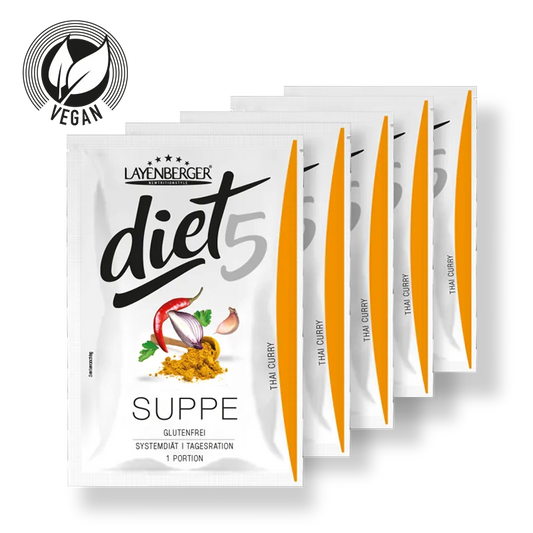 DIET5 SUPPE 5er Tagesration Thai Curry - LAYENBERGER Nutrition Group GmbH